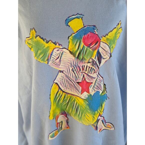 Philadelphia Phillies Phanatic Crewneck Sweatshirt Powder Blue Large NEW - Picture 3 of 6